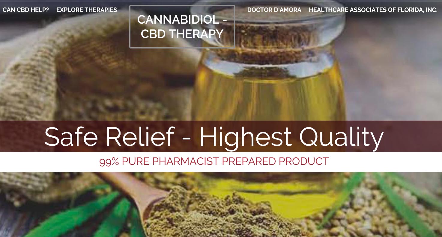 CBD- The Safe Pain Relieving Supplement
