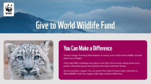 World Wildlife Fund designs improved futures for the planet working to benefit us all.