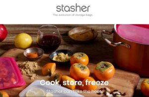Stasher bags are a reusable alternative to single-use plastic bags.