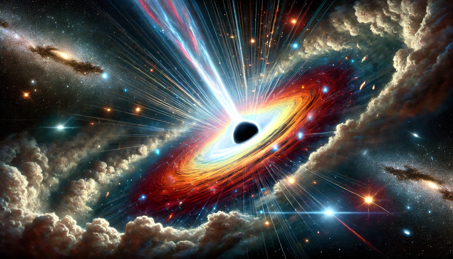 An-illustration-of-the-exhaust-side-of-a-black-hole-referred-to-as-the-white-hole-hypothesis.-The-central-feature-is-a-vortex-or-funnel-like-struct